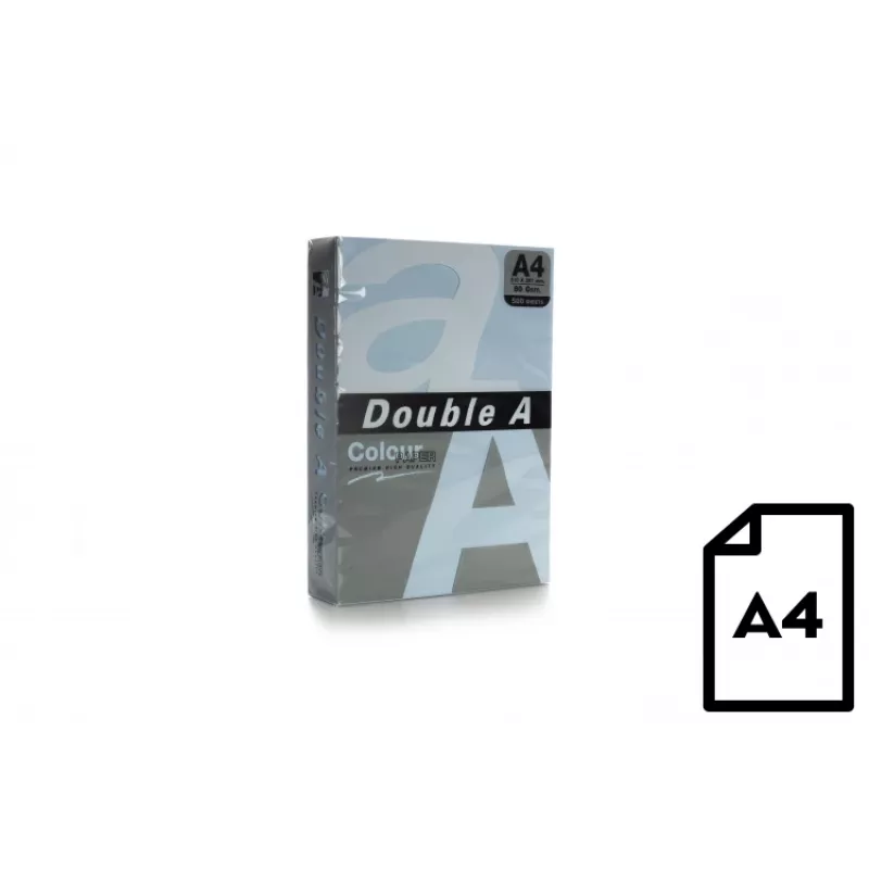 Carta colorata Double A, 80g, A4, 500 fogli, Ocean