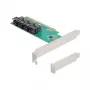 Scheda di bifurcazione DELOCK PCIe x16 a 4× interne SFF-8643 NVMe, Low-Profile