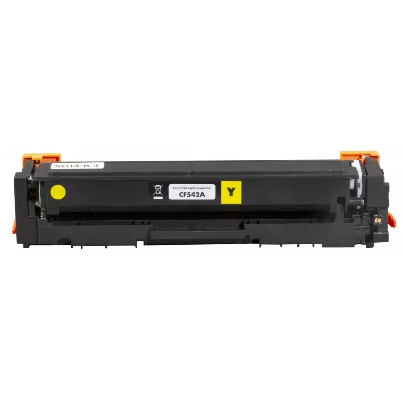Static Control 002-01-SF542A cartuccia toner compatibile, giallo, 1300 pagine, alternativa a HP 203A CF542A / Canon 054
