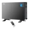 Termoconvettore elettrico NOVEEN CH7100 — 2000 W, 3 livelli di potenza, LCD, timer, telecomando, nero
