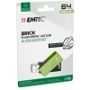Chiavetta USB Emtec C350 Brick 64 GB USB Type-A nero verde