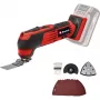 Multifunzione a batteria Power X-Change TE-MG 18/1 Li-Solo, 18 Volt (rosso/nero, senza batteria e caricabatterie, accessori inclusi)