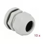 Pressacavo DeLOCK 60225 grigio plastica 10 pz.