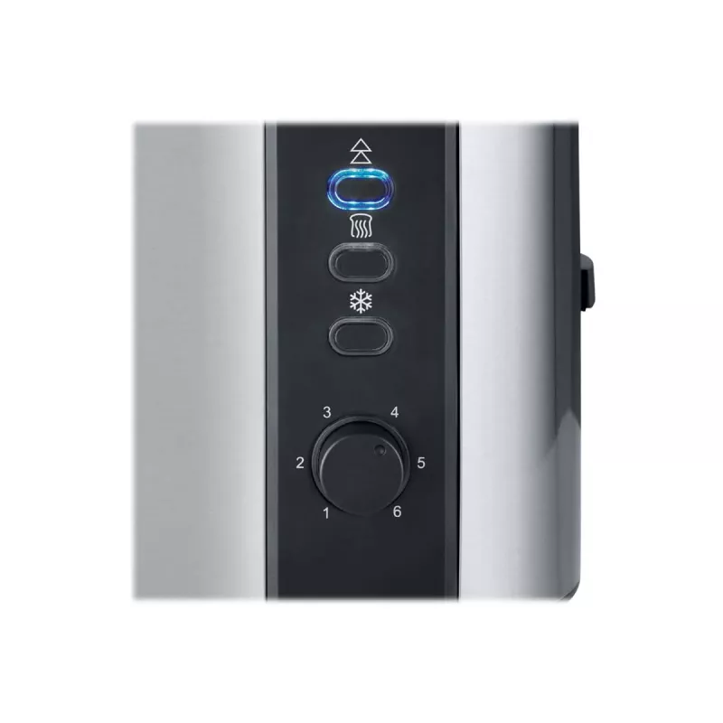 Severin 2589 2 fette 800 W nero, acciaio inox