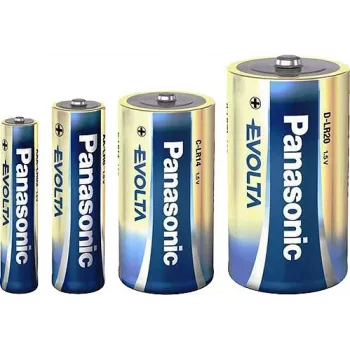 Panasonic Evolta C - batteria monouso - alcalina - 1,5 V - 2 pezzi - blu - C