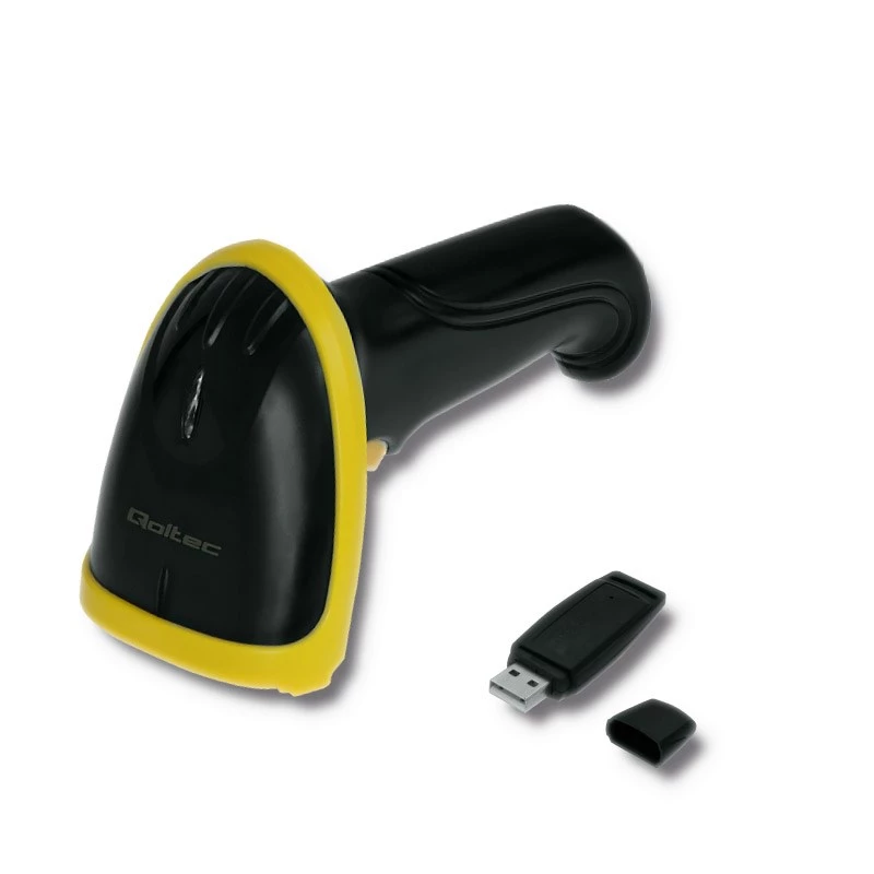 Lettore di codici a barre laser wireless Qoltec 50862 1D | 2.4GHz