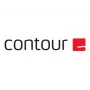 Mouse ergonomico con filo Contour X-Bar dal design centrato — nero