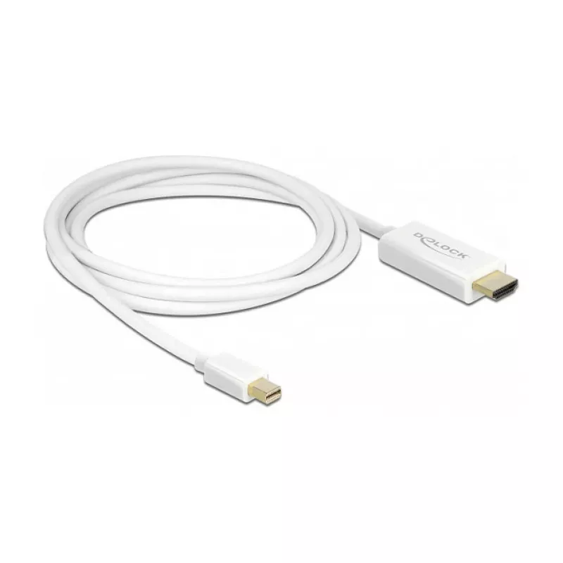 Adattatore cavo video DeLOCK 83707 Mini DisplayPort su HDMI 2m bianco