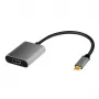 LogiLink CUA0103 cavo USB 3.2 Gen1 Type-C a HDMI-A 0,15 m nero grigio