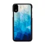 Custodia per cellulare iKins per iPhone XR – blausee esterno, nero interno