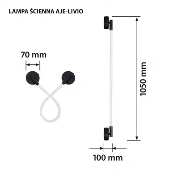 Applique LED Activejet AJE-LIVIO WW