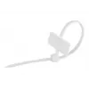 Fascette con etichetta (orizzontale) - lunghezza 100 mm - larghezza 2,5 mm