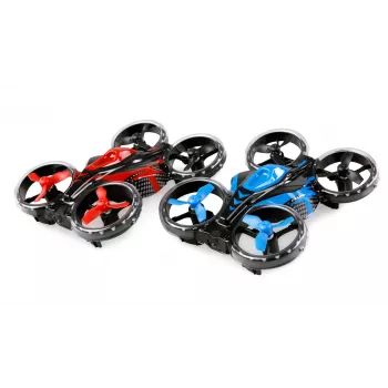 Bundle drone da battaglia Amewi FightStar rosso e blu — modello 25344, per uso interno/esterno, adatto a bambini da 8 anni