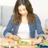 Ravensburger CreArt set di pittura – Limoni (design 25515) per progetti di pittura su tela