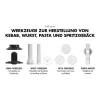 Gastroback 42827 Design Advanced Digital Impastatrice planetaria, 600 W, 5 l