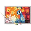 Set di pittura e colata Ravensburger CreArt Proud Peacock — set di pittura