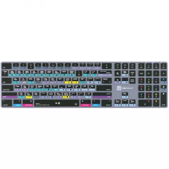 Tastiera Logickeyboard LKB-RESB-TM-UK Office Bluetooth QWERTY grigia titanio