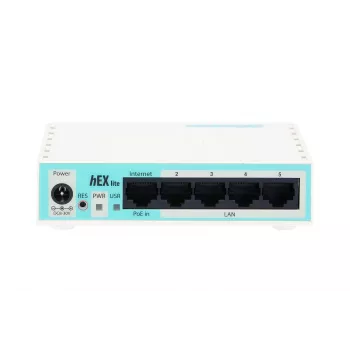 Router cablato Mikrotik hEX lite bianco