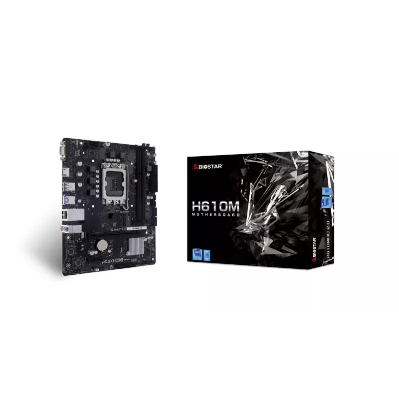 Scheda madre Biostar H610MHC 2.0 Intel H610 LGA 1700 micro ATX