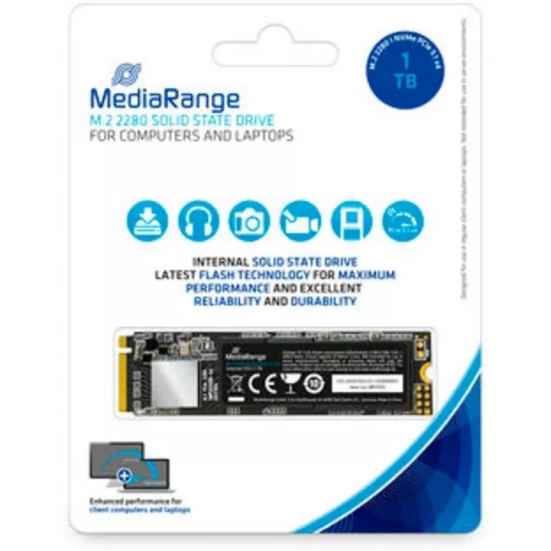 SSD MediaRange 1 TB M.2 PCI Express 3.1 NVMe MR1033