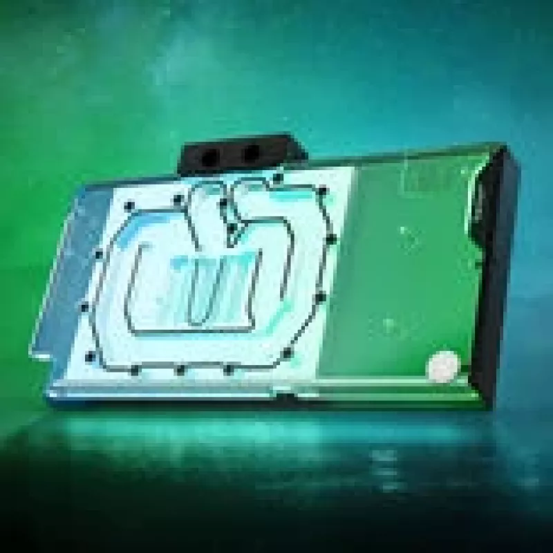 Water block per GPU ek water blocks EK-Quantum Vector3 TUF RTX 5090 RGB — raffreddamento per scheda grafica, Full-Cover compatibile