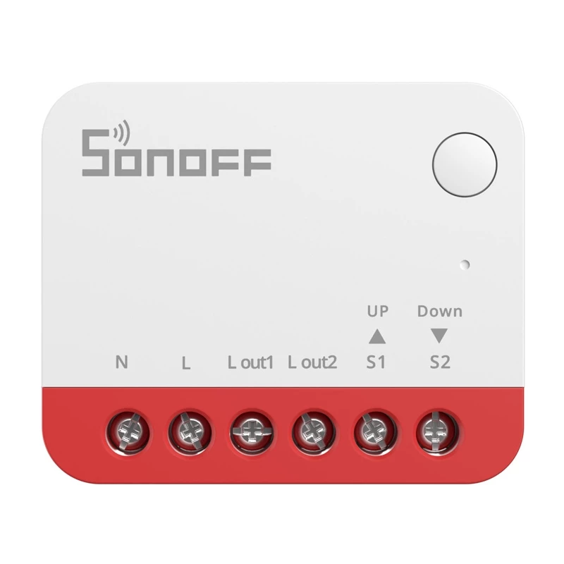 Interruttore smart Sonoff MINI-ZBRBS compatibile ZigBee formato mini per installazione da incasso, relè piatto