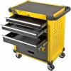 Carrello portautensili Stanley STST74305-1 con 5 cassetti, giallo/nero, 3 cassetti piatti + 2 alti