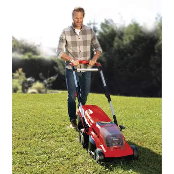 Tosaerba a batteria GE-CM 36/37 Li-Solo, 36 Volt (2x18 V) (rosso/nero, senza batteria e caricabatterie)
