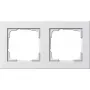 Cornice per interruttore GIRA senza viti 0212 29, bianco, 80,8×151,9×9,3 mm