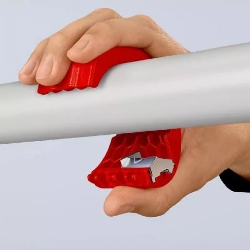 KNIPEX tagliatubi manuale per PVC e manicotti di tenuta