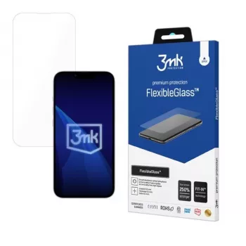 Pellicola protettiva in vetro temperato flessibile 3MK per iPhone 16E, spessore 0,33 mm