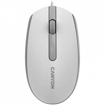 CANYON Mouse M-10 con cavo bianco grigio