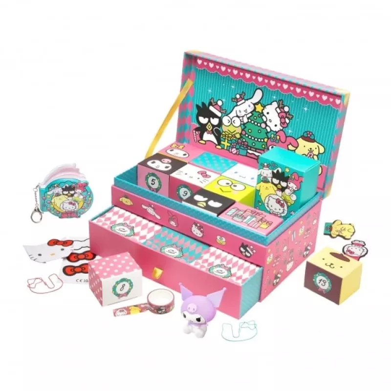 Calendario dell'avvento scatola contenitore Paladone Hello Kitty modello PP15340HKF