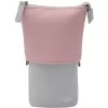 Astuccio morbido WEDO My Butler – tessuto, similpelle, poliestere, 170×80×60 mm, grigio/rosa