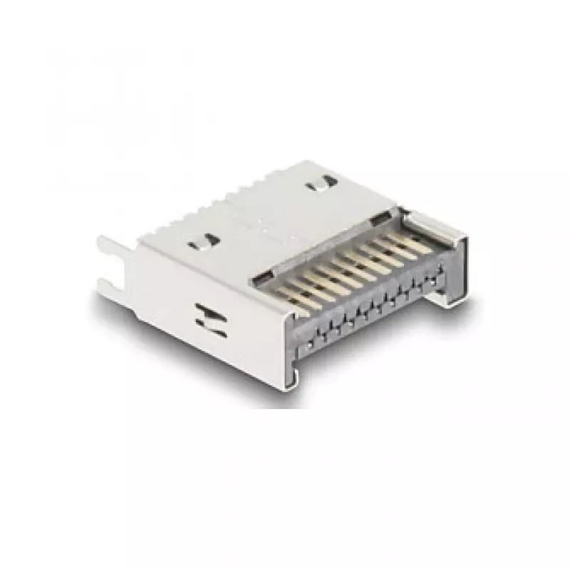 Accessorio per circuiti stampati DeLOCK 67192 argento 1 pz. dritto contatti dorati
