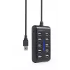 Hub USB Gembird UHB-U2P10P-01 — hub USB 2.0 a 10 porte