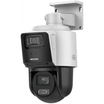 Hikvision TandemVu telecamera di rete PTZ 4MP+4MP 4X PoE