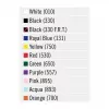 Fascette riutilizzabili Velcro ONE-WRAP 200×13 mm rosa, polipropilene, confezione da 100