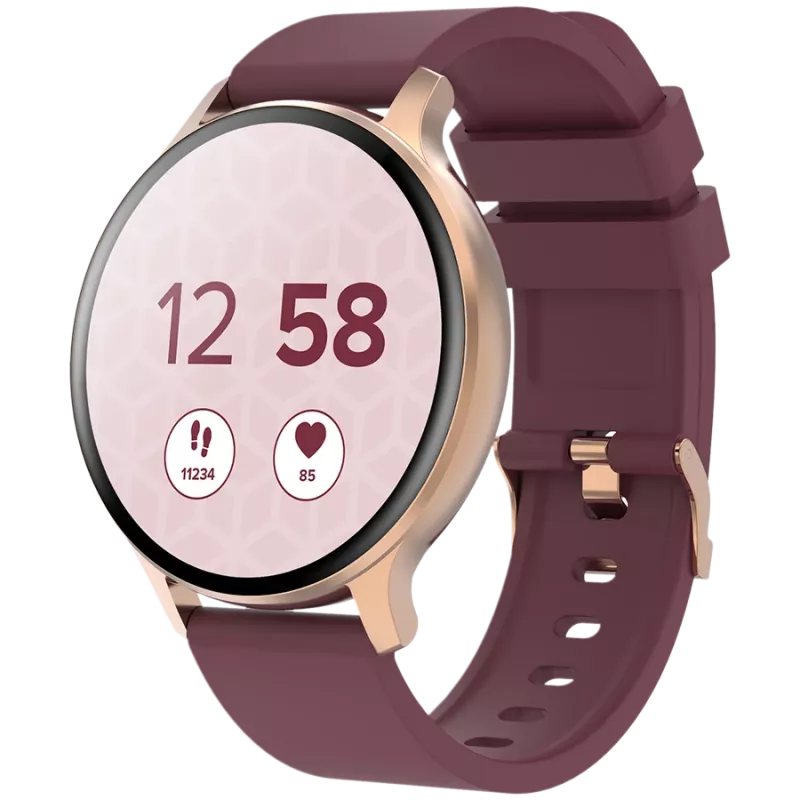 Smartwatch Badian SW-68 oro rosa rosso 45mm EN