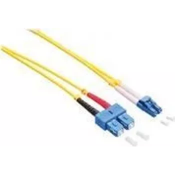 Logilink - cavo patch - LC monomodale (M) su SC monomodale (M) - 3 m - fibra ottica - duplex - 9/125 micrometri - OS2 - senza alogeni - giallo (FP0LS03)