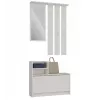 Armadio guardaroba Top e shop VERA Cashmere GS1 — 1800×850×240 mm, anta battente, specchio, 1 ripiano, 6 ganci