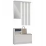 Armadio guardaroba Top e shop VERA Cashmere GS1 — 1800×850×240 mm, anta battente, specchio, 1 ripiano, 6 ganci