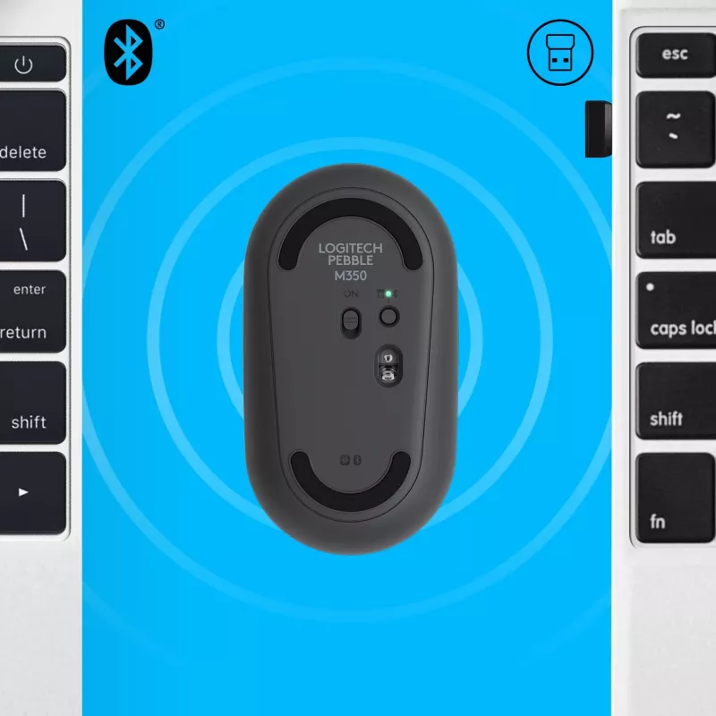 Mouse USB ottico wireless M350/GRAPHITE 910-005718 Logitech