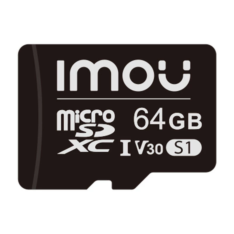 Scheda microSD IMOU ST2-64-S1 64 GB, Class 10, lettura 95 MB/s, scrittura 35 MB/s, U3 V30