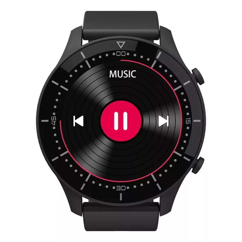 Smartwatch MEDIA-TECH MT870 — touchscreen IPS da 1,3 inch (3,3 cm), cassa da 51 mm, Bluetooth, nero