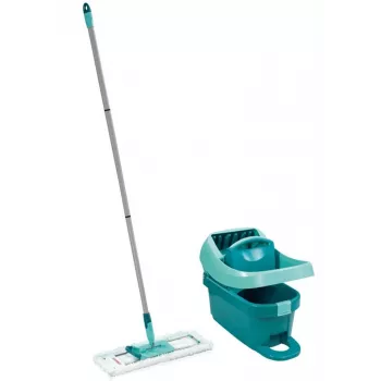 Leifheit set lavapavimenti spolverino strumento per la pulizia Professional XL verde con carrello 55096
