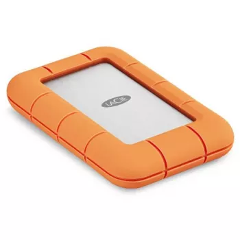 SSD esterna LaCie STND4000400 4 TB USB4 Gen 3x2 Thunderbolt USB Type-C, arancione/acciaio inox