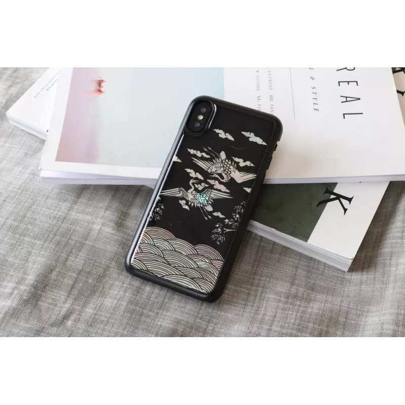 iKins Crane custodia per iPhone XS/X, nera, K1697J