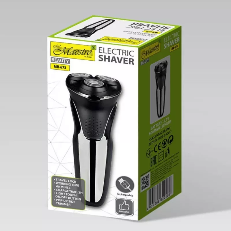 Rasoio elettrico USB MAESTRO MR-673
