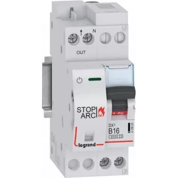 Interruttore di protezione antincendio (AFDD) Legrand 415922 con interruttore magnetotermico per protezione elettrica